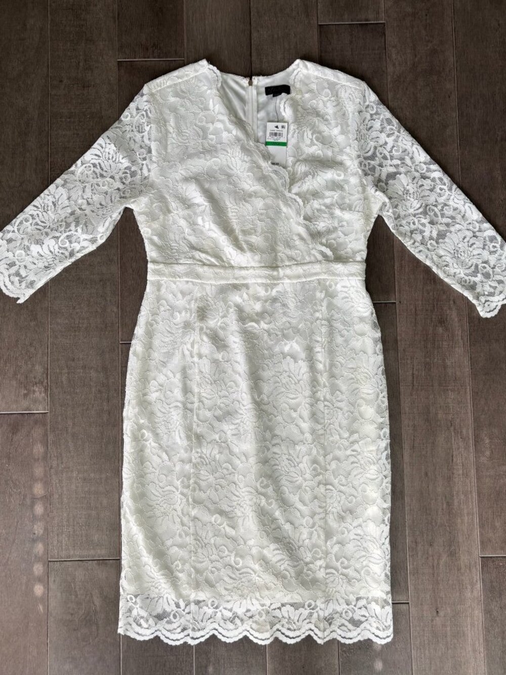 NWT Thalia Sodi Womens Stretch Scalloped Lace Dress